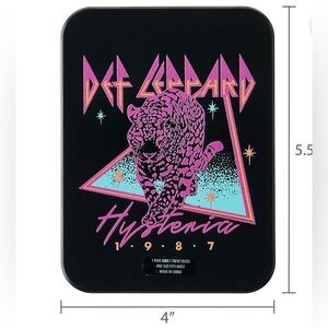 Listing is for a lot of 3️⃣ Def Leppard Crew Socks, Unisex, with collectors box!